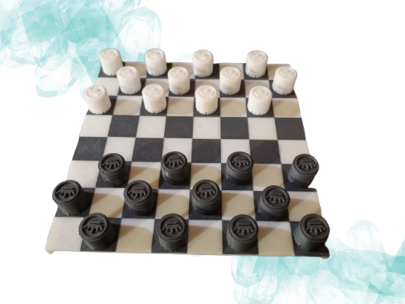 Jeu de dames de voyage